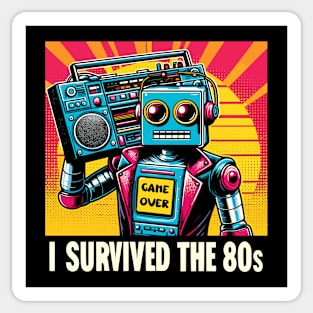 I survived the 80s Sticker